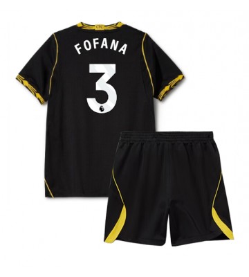 Chelsea Wesley Fofana #3 Bortaställ Barn 2026-27 Kortärmad (+ Korta byxor)